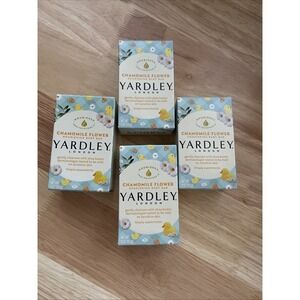 4-Yardley London Chamomile with Shea Butter Nourishing Baby Bath Bar Soap 4 oz